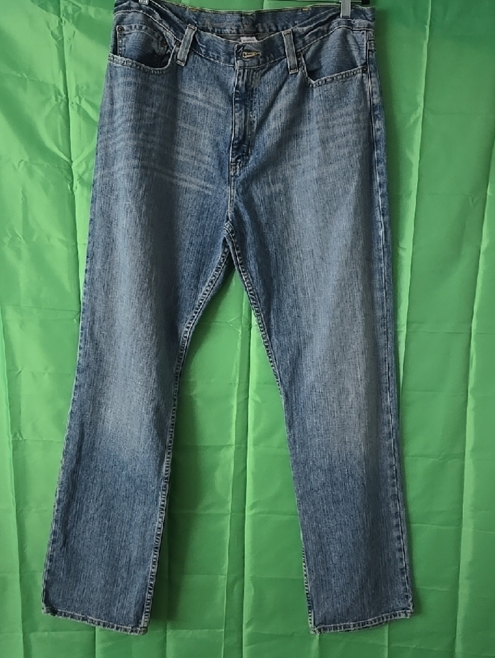 Men's Straight-Leg Denim Jeans — Classic Blue